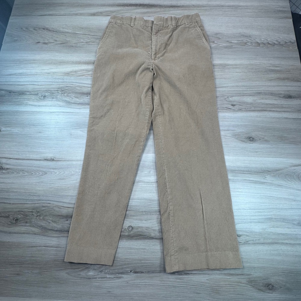 Arnold Palmer Mens Tan Corduroy Pants Regular Fit Size‎ 32x30
